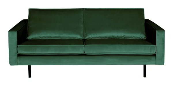 BePureHome Bank 2,5-zits Rodeo Velvet - Forest Green