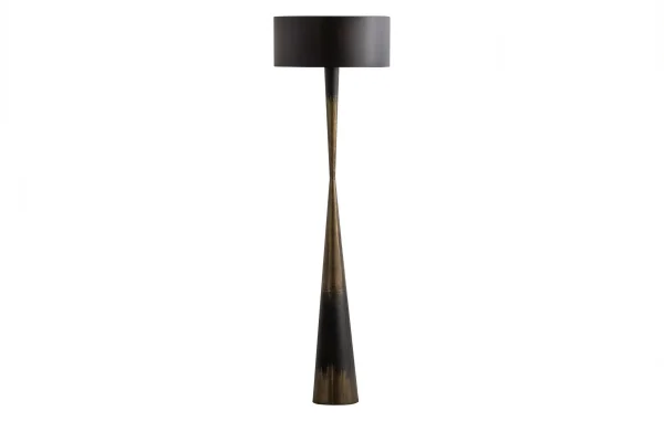 BePureHome-collectie Blackout Too Staande Lamp Metaal Zwart/brass