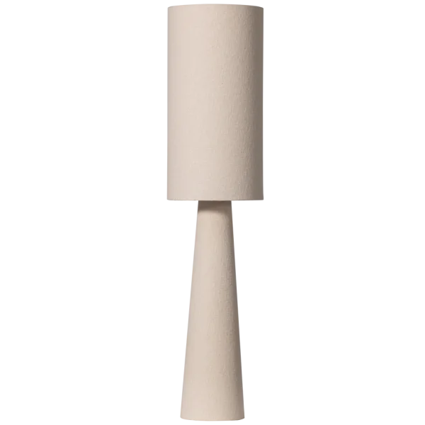 BePureHome-collectie Loft Vloerlamp Metaal/Bouclã‰ Naturel 130Xã˜30Cm