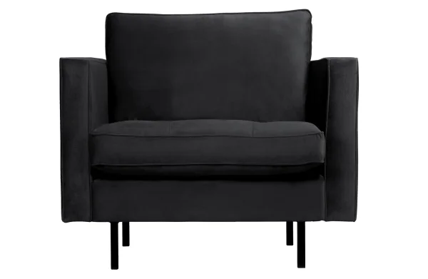 BePureHome-collectie Rodeo Classic Fauteuil Velvet Antraciet