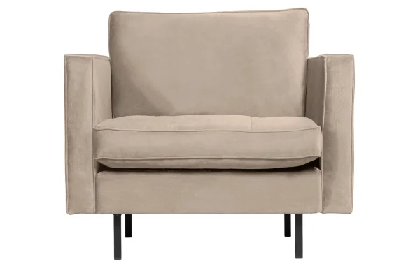 BePureHome-collectie Rodeo Classic Fauteuil Velvet Khaki