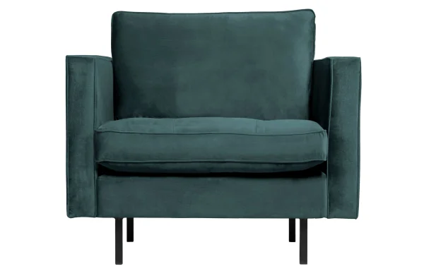 BePureHome-collectie Rodeo Classic Fauteuil Velvet Teal