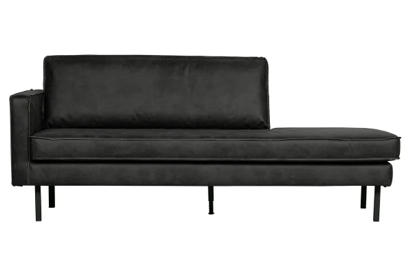 BePureHome-collectie Rodeo Daybed Left Zwart