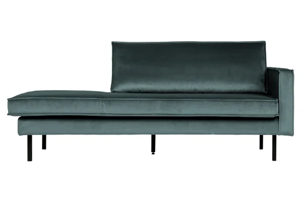 BePureHome-collectie Rodeo Daybed Right Velvet Teal