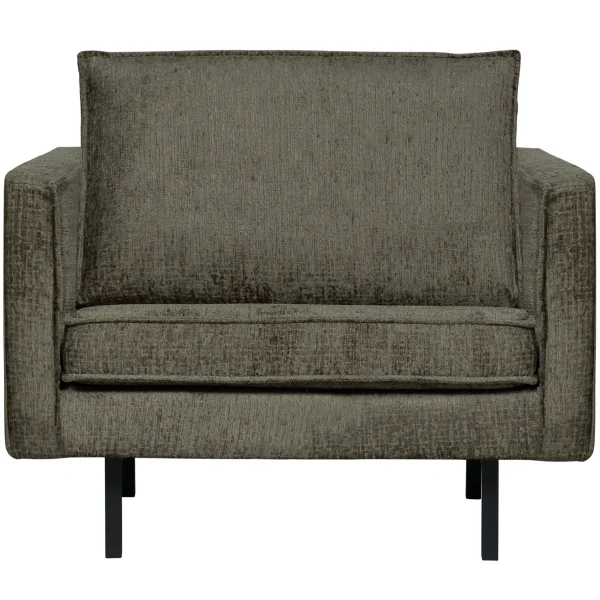 BePureHome-collectie RODEO FAUTEUIL STRUCTURE VELVET FROST