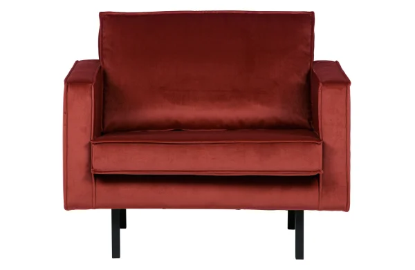 BePureHome-collectie Rodeo Fauteuil Velvet Chestnut