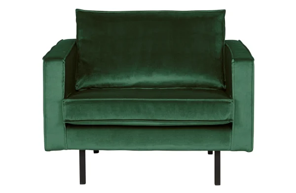 BePureHome-collectie Rodeo Fauteuil Velvet Green Forest