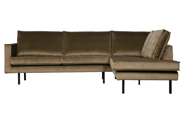 BePureHome-collectie Rodeo Hoekbank Rechts Velvet Taupe