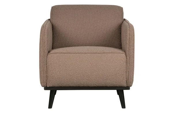 BePureHome-collectie Statement Fauteuil Met Arm BouclÉ Nougat