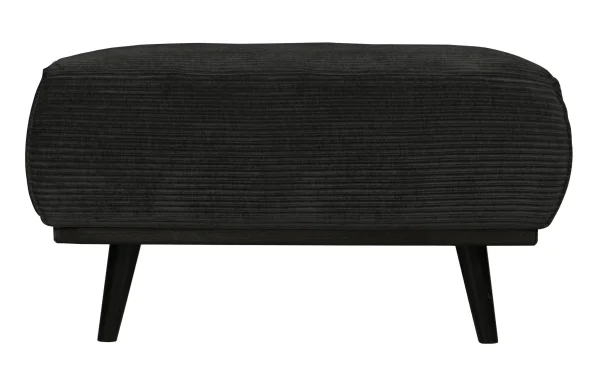 BePureHome-collectie Statement Hocker Brede Platte Rib Graphite