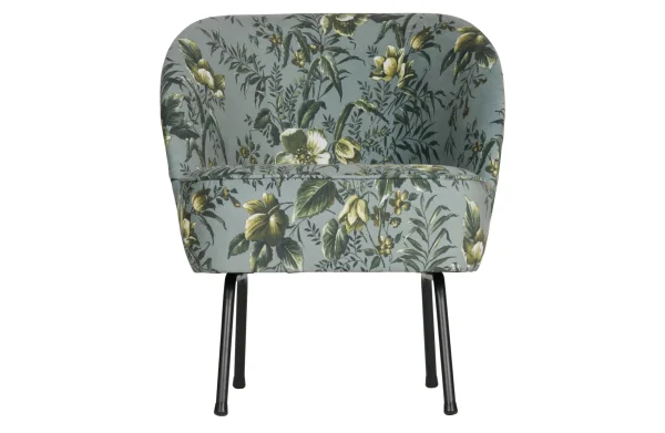 BePureHome-collectie Vogue Fauteuil Fluweel Poppy Grijs