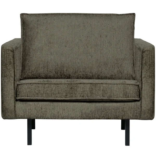 BePureHome Fauteuil Rodeo Structure Velvet - Frost