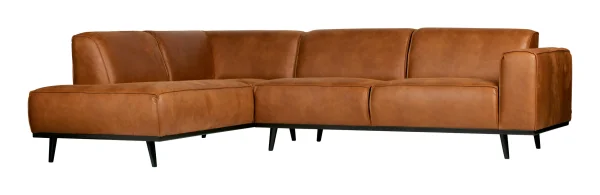 BePureHome Hoekbank Statement Suedine 274cm - Bruin