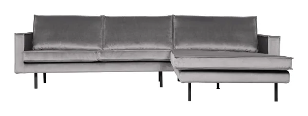 BePureHome Loungebank Rodeo Rechts, Velvet