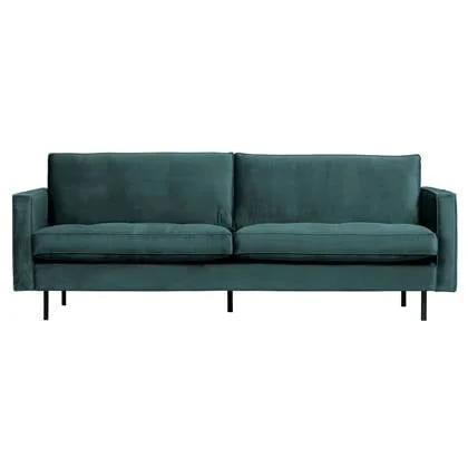 BePureHome Rodeo Classic 2,5-zitsbank - Velvet - Teal