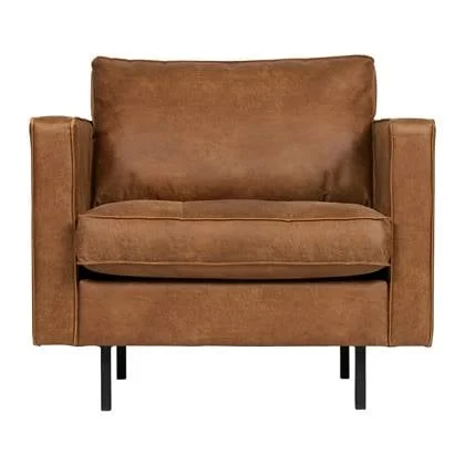 BePureHome Rodeo Classic Fauteuil - Eco-leder - Cognac