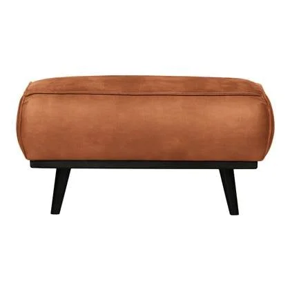 BePureHome Statement Hocker - Leder Cognac