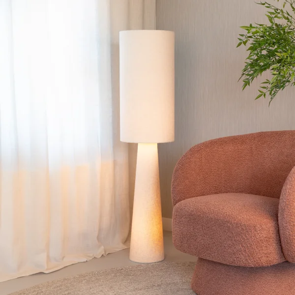 BePureHome Vloerlamp Loft Bouclé - Naturel