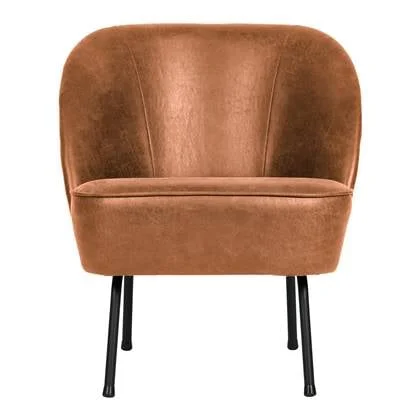 BePureHome Vogue Fauteuil - Leder Cognac