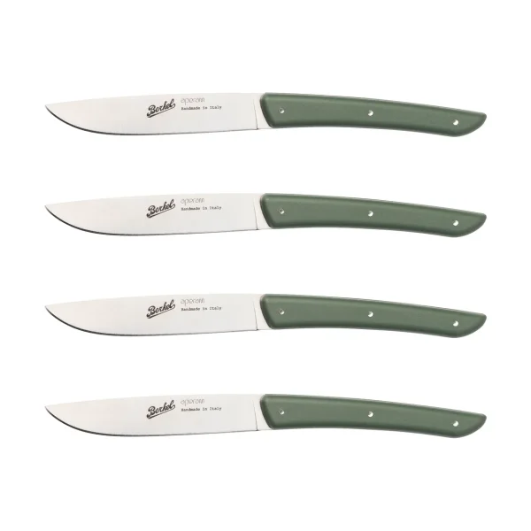 Berkel Color vleesmes 4-pack 11 cm Olive Green