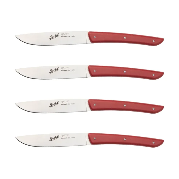 Berkel Color vleesmes 4-pack 11 cm Red