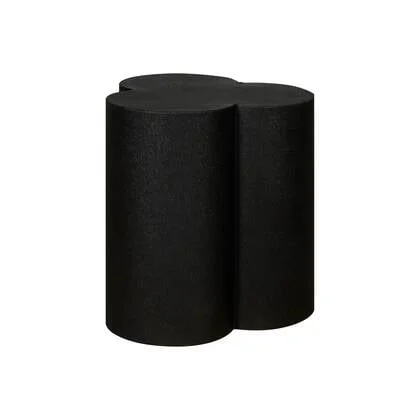 Bijzettafel Chatou - Zwart - Metaal - 45x46x46cm (BxHxD)