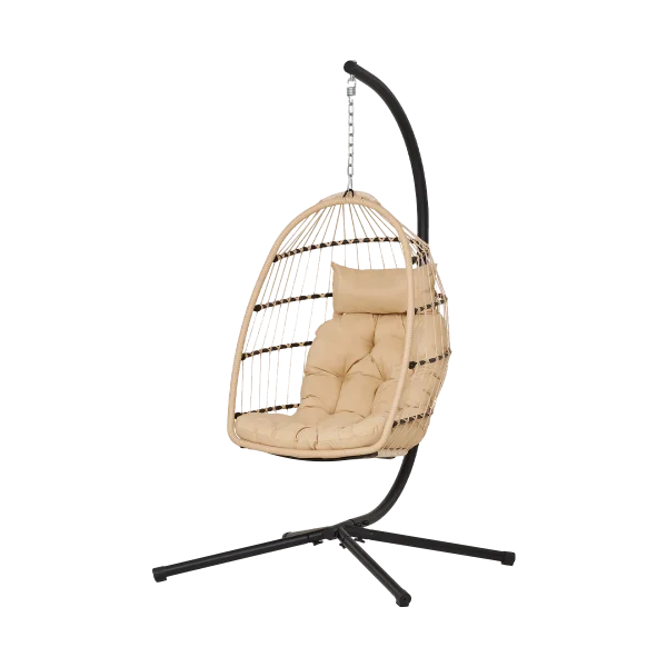 Billie rotan hangstoel naturel - 195 x 107 cm