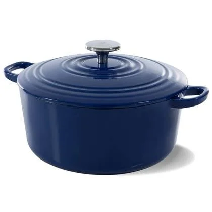 BK Bourgogne braadpan 28cm - Royal Blue - emaille - inductie
