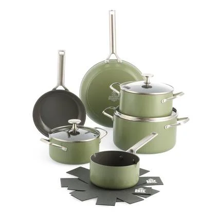 BK Sublime Pannenset 6-delig - Olijfgroen