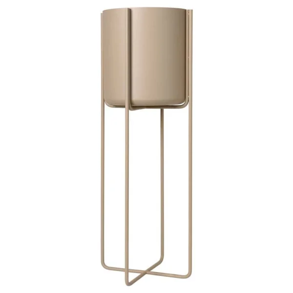 blomus Kena pot op poten M h80,5 cm Ø29 cm Nomad (beige)