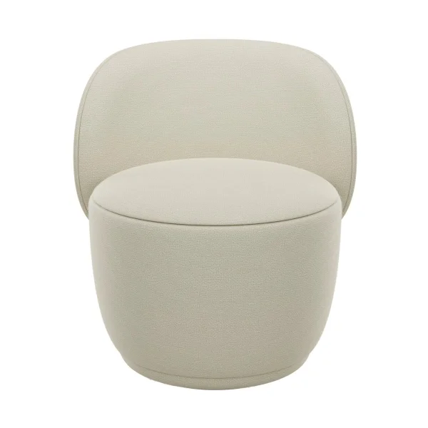 blomus Kuon fauteuil met draaifunctie Boucla beige