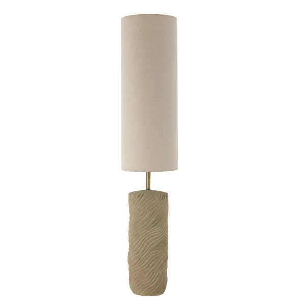 Bloomingville-collectie Aardewerk vloerlamp Payah naturel 110 cm