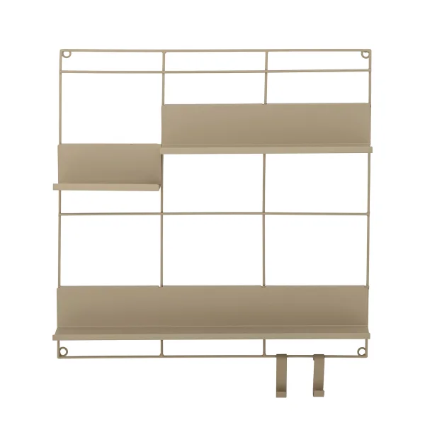 Bloomingville-collectie Metalen wandrek Osca naturel 60x60 cm