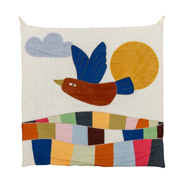 Bloomingville Colorine wanddecoratie katoen 101x101 cm Natuur