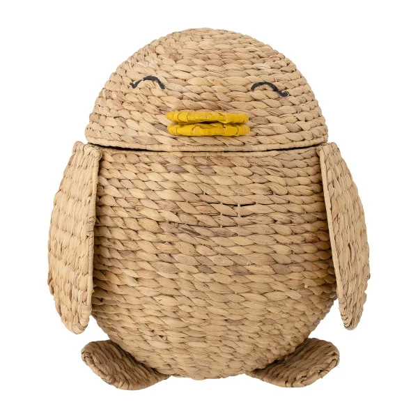 Bloomingville Pingo mand met deksel 44x38x47 cm Pinguïn