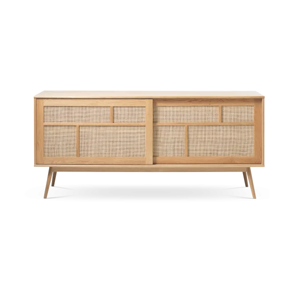 Boas houten sideboard naturel - 180 x 45 cm