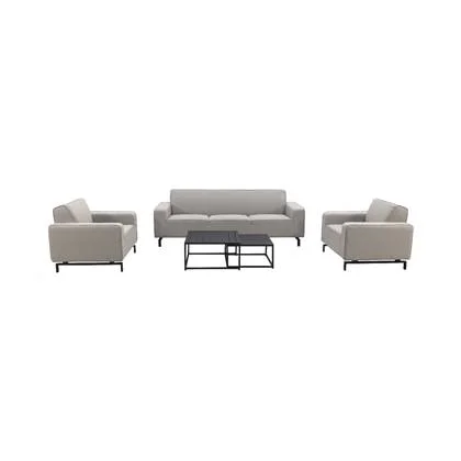 Boavista|Royalty stoel-bank loungeset - Nature Grey - 5-delig