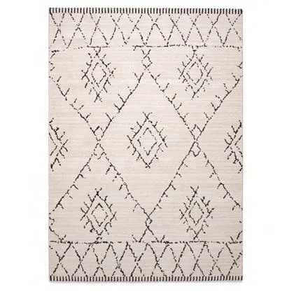 Boho&me Berber vloerkleed Beni Ouarain Sufian - crème|zwart - 200x300