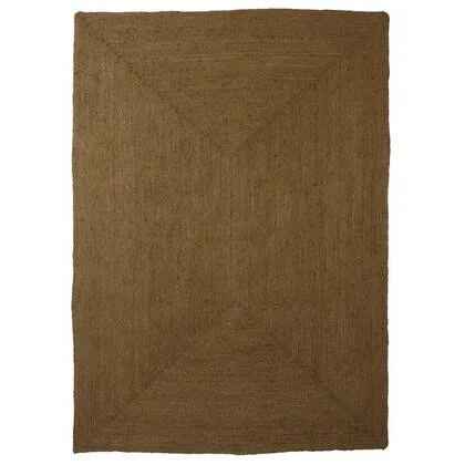 Boho&me Jute vloerkleed - Pure olijfgroen - 300x400 cm