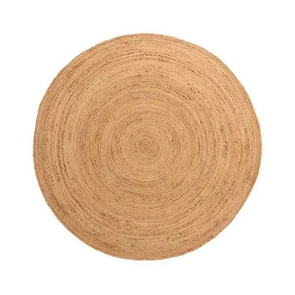 Boho&me Jute vloerkleed rond - Boho & me - naturel - 280 cm