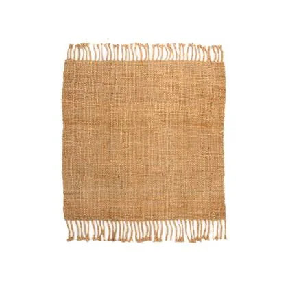 Boho&me Jute vloerkleed vierkant - Chunky naturel - 300x300 cm