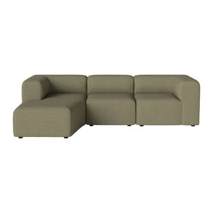 Bolia Angle 3-zitsbank met Chaise Longue Links - Green