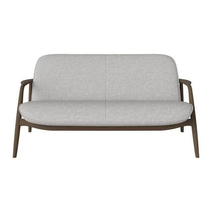 Bolia Bowie 2-zitsbank - Donker Eiken - Lichtgrijs