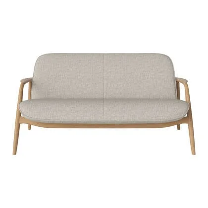 Bolia Bowie 2-zitsbank - Eiken - Sand