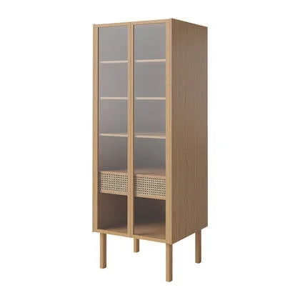 Bolia Cana Kledingkast met Glazen Deuren - Hoog - Geolied Eiken