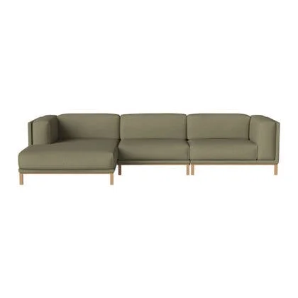 Bolia Cosy Hoekbank met Chaise Longue Links - Green
