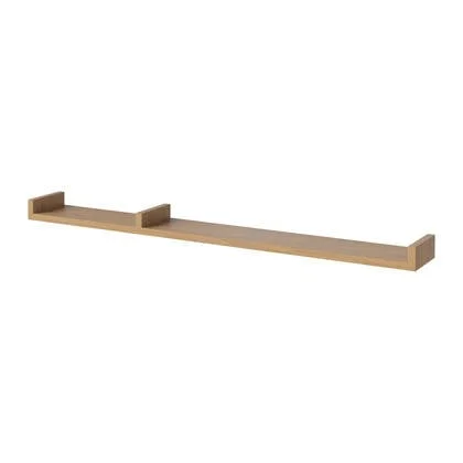 Bolia Display Wandplank B 120 cm - Asymmetrisch Links - Eiken