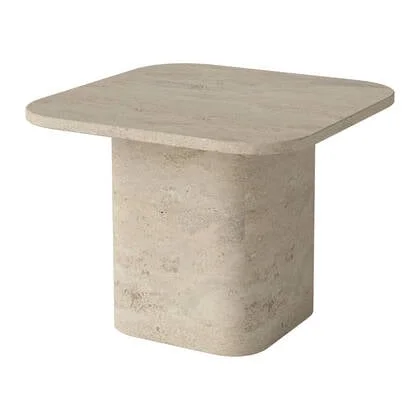 Bolia Eida Salontafel - H 42 x B 55 cm - Travertijn