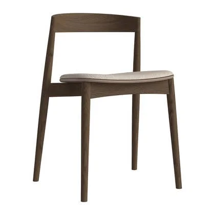 Bolia Kite Eetkamerstoel - Donker Eiken - Beige