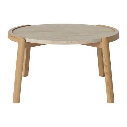 Bolia Mix Salontafel Medium - Sand / Travertijn - Geolied Eiken